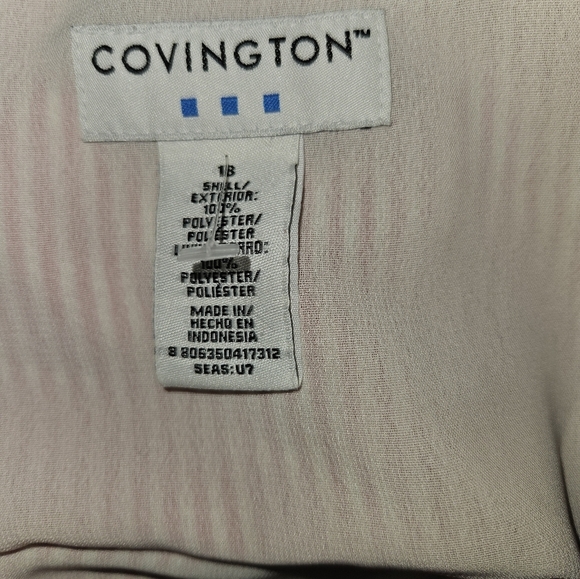 Covington Womans Striped Blouse Size 18 - Picture 10 of 11